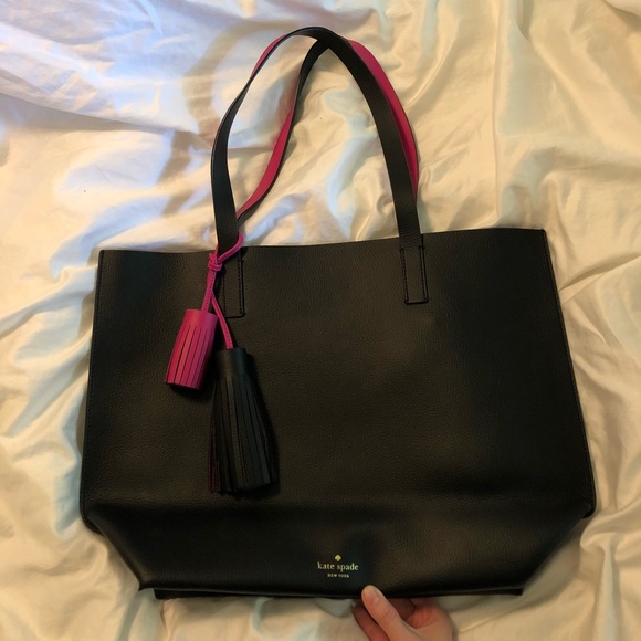 Kate Spade tote with tassels - Picture 1 of 5